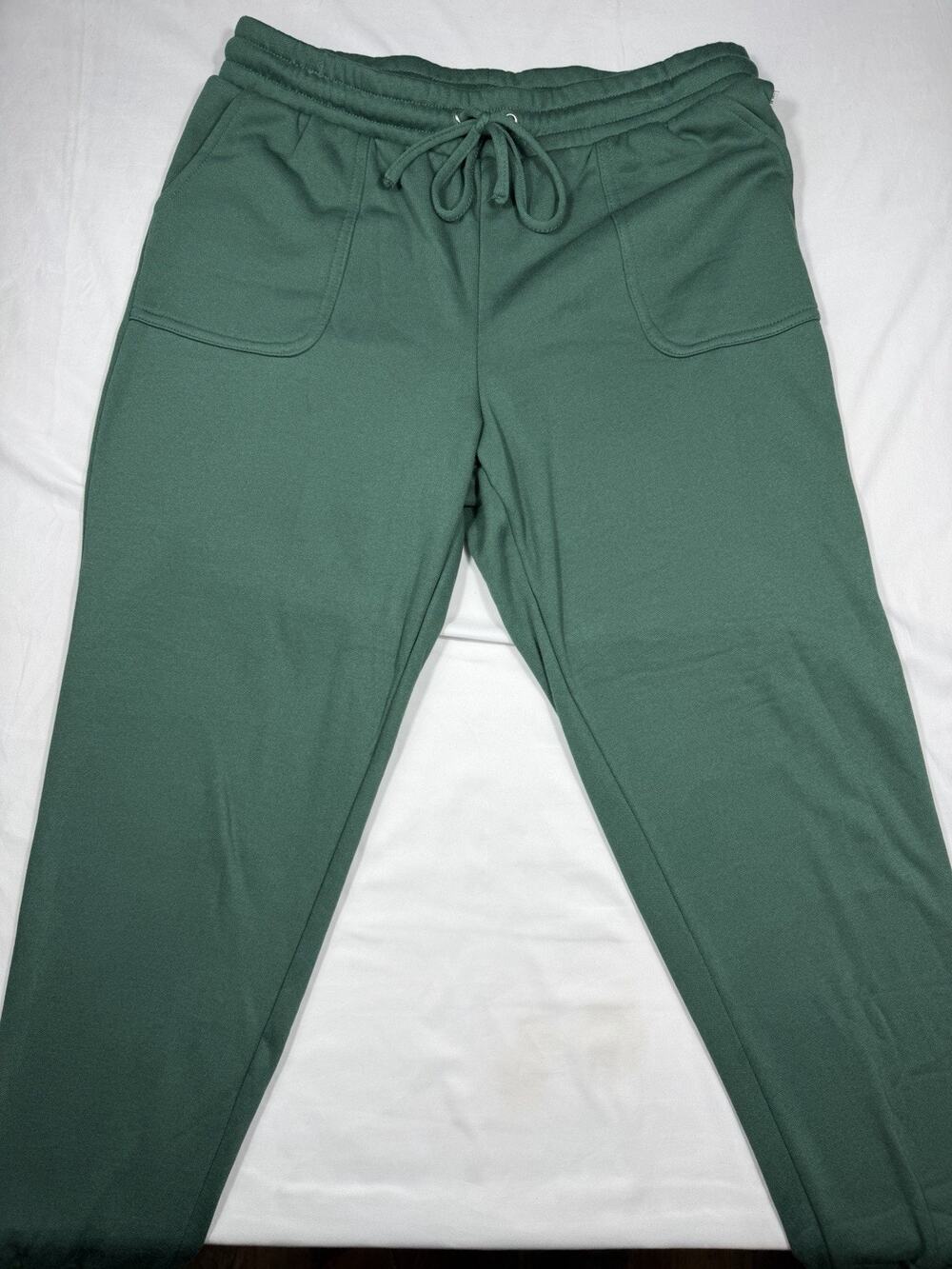 Rae Dunn Women's Green Soft Comfort Sweatpants Casual Joggers New Size Large